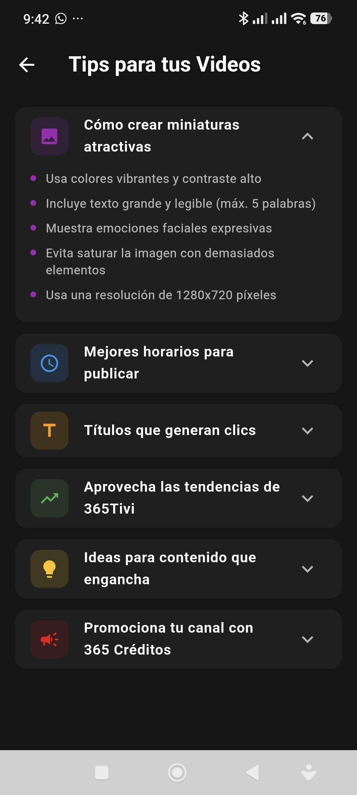 Tips para tus videos en 365Tivi